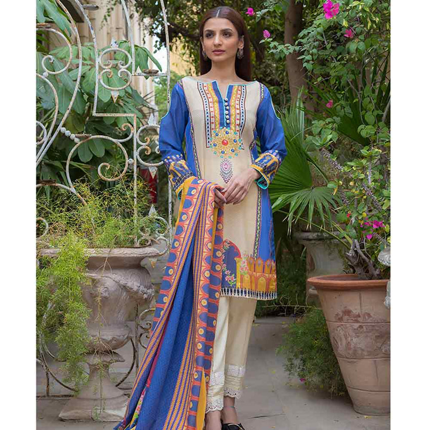 Digital Printed Karandi 3 Piece Un-Stitched Suit - 03, Women, 3Pcs Shalwar Suit, Regalia Textiles, Chase Value
