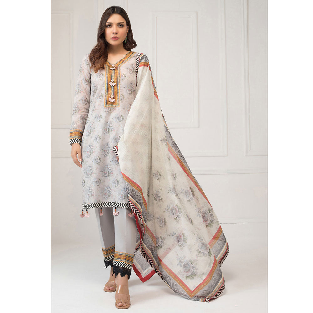 Regalia Printed Lawn 3 Piece Un-Stitched Suit - 03, Women, 3Pcs Shalwar Suit, Regalia Textiles, Chase Value