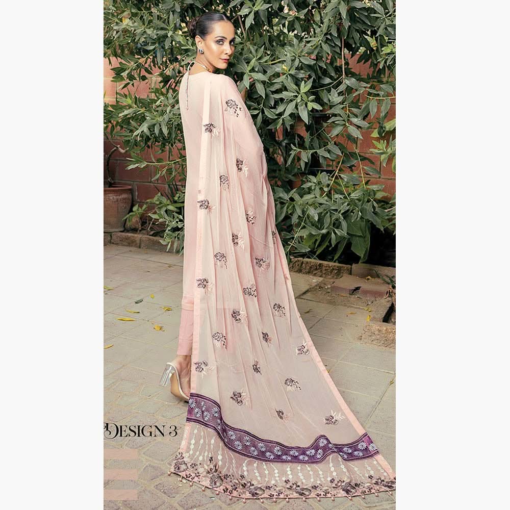 Schick Eman Embroidered Lucxury 3Pcs Unstitched Suit - 3, Women, 3Pcs Shalwar Suit, Schick Creation, Chase Value