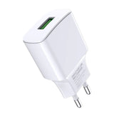 Single Port Usb Charger 2.4A WC -100 - White, USB Cables, Chase Value, Chase Value
