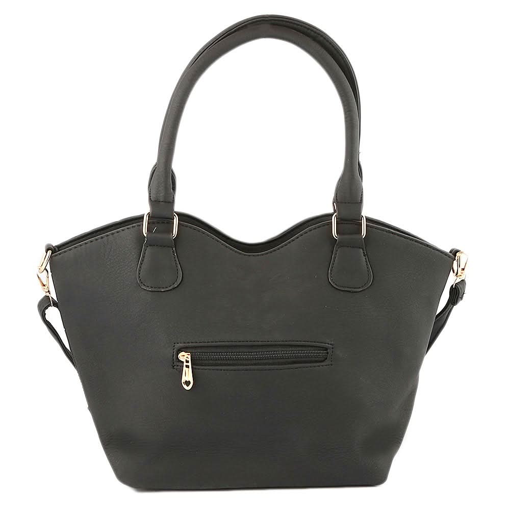 Women's Handbag 2 Pcs (303) - Black, Women, Bags, Chase Value, Chase Value