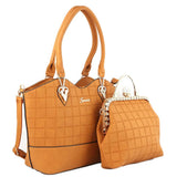 Women's Handbag 2 Pcs (303) - Camel, Women, Bags, Chase Value, Chase Value