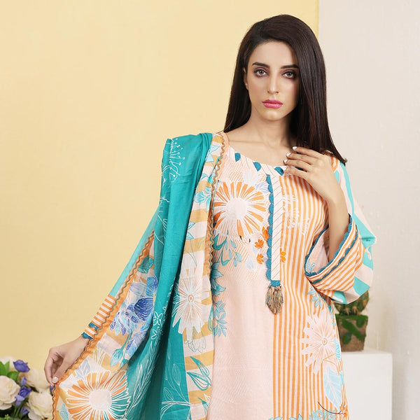 Eminent Digital Lawn 3 Pcs Un-Stitched Suit - 1, Women, 3Pcs Shalwar Suit, Eminent, Chase Value