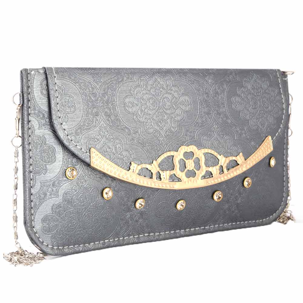 Women's Clutch (3109) - Grey, Women, Clutches, Chase Value, Chase Value