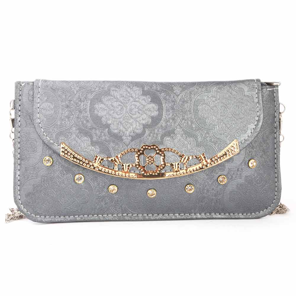 Women's Clutch (3109) - Grey, Women, Clutches, Chase Value, Chase Value
