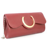Women's Clutch (Kam-326) - Maroon, Women, Clutches, Chase Value, Chase Value