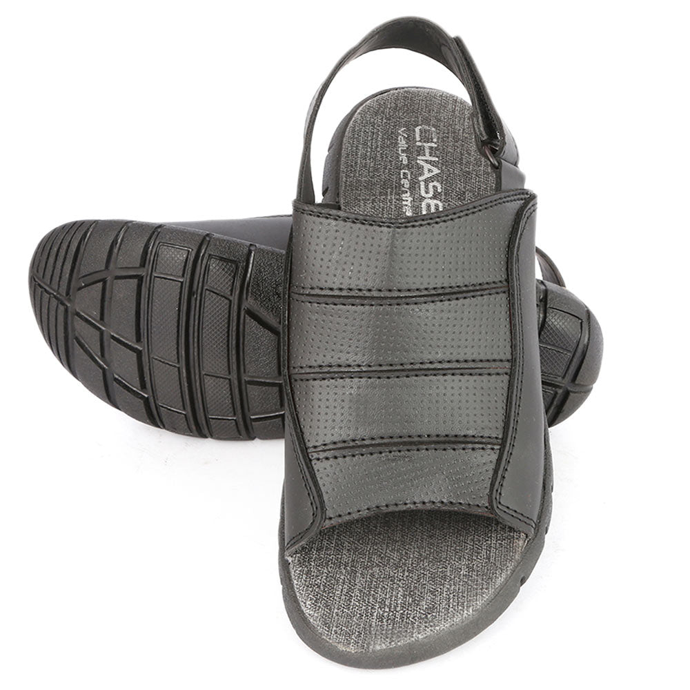 Men's Sandal (3302) - Black, Men, Sandals, Chase Value, Chase Value