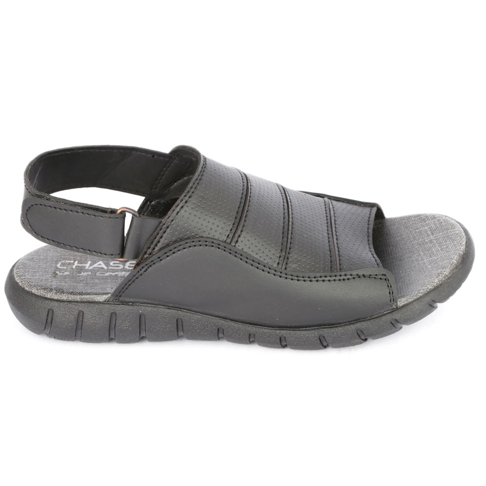 Men's Sandal (3302) - Black, Men, Sandals, Chase Value, Chase Value