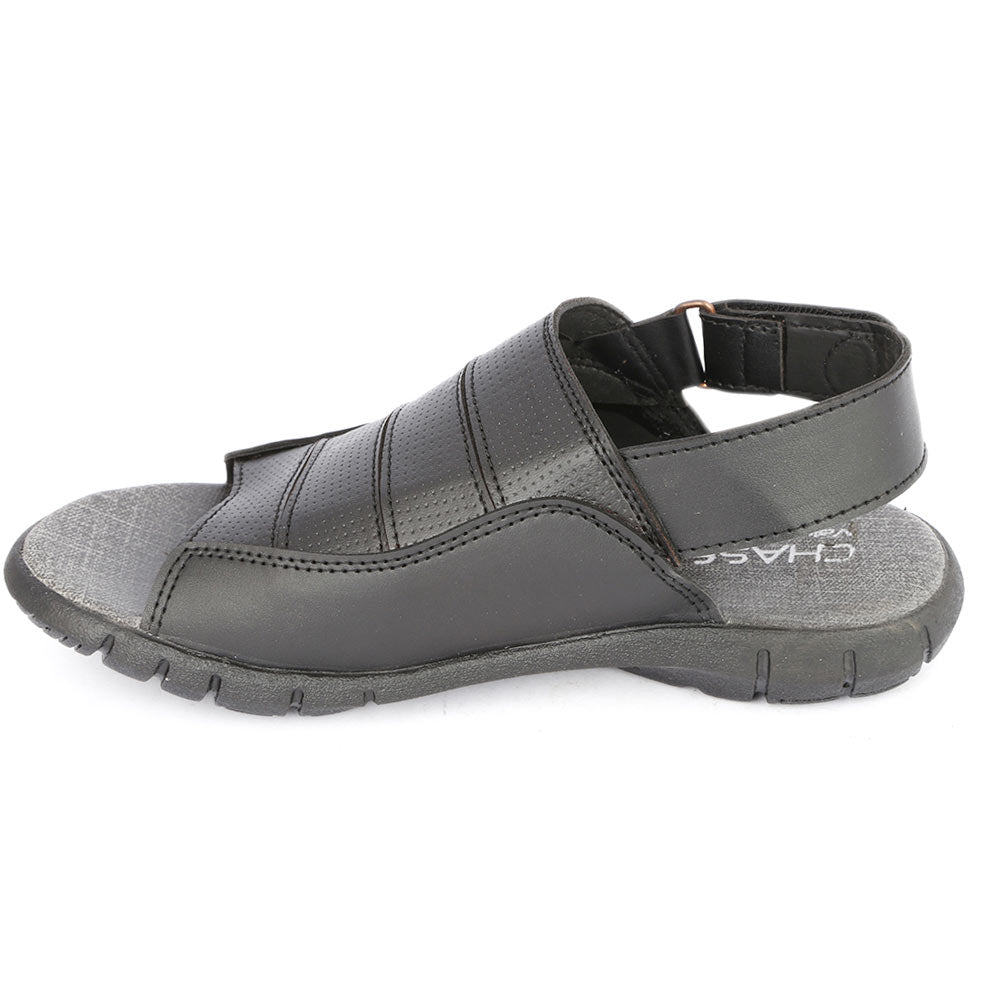 Men's Sandal (3302) - Black, Men, Sandals, Chase Value, Chase Value