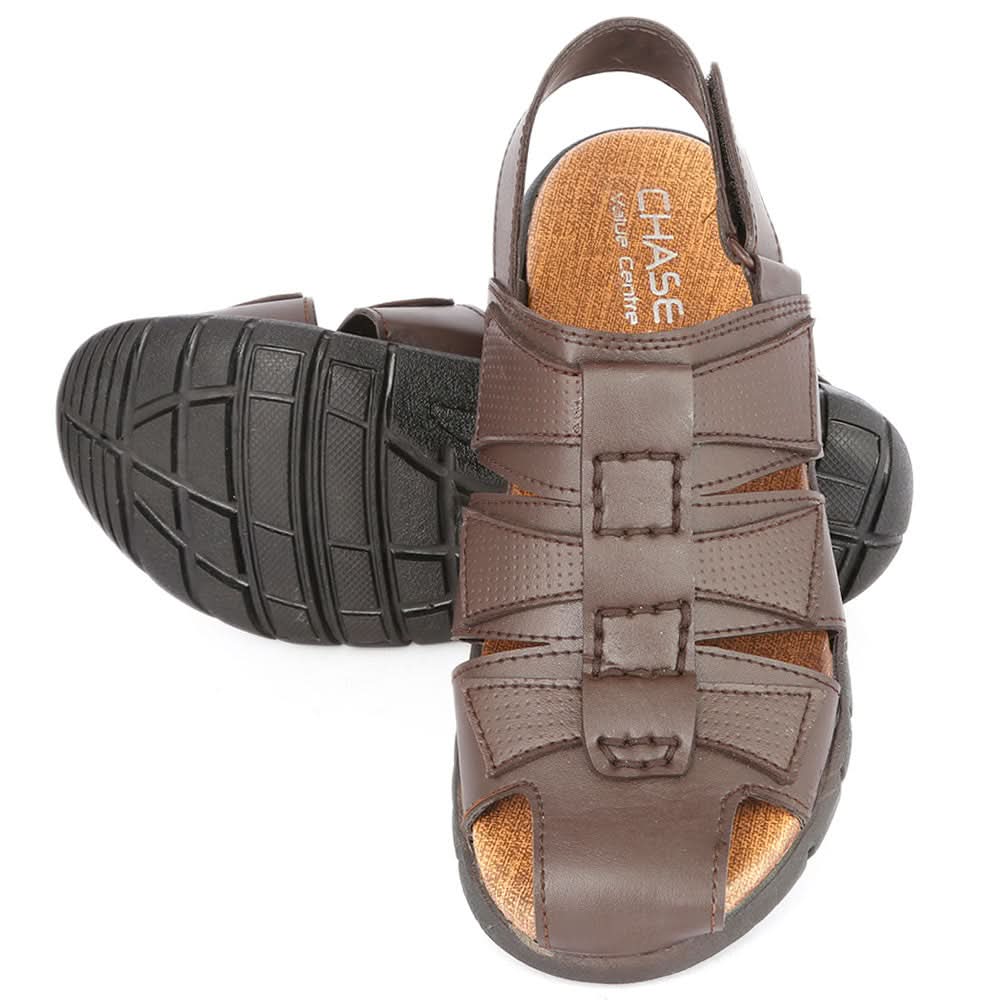 Men's Sandal (3303) - Brown, Men, Sandals, Chase Value, Chase Value