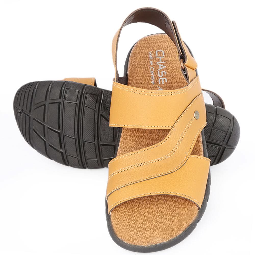 Men's Sandal (3307) - Mustard, Men, Sandals, Chase Value, Chase Value