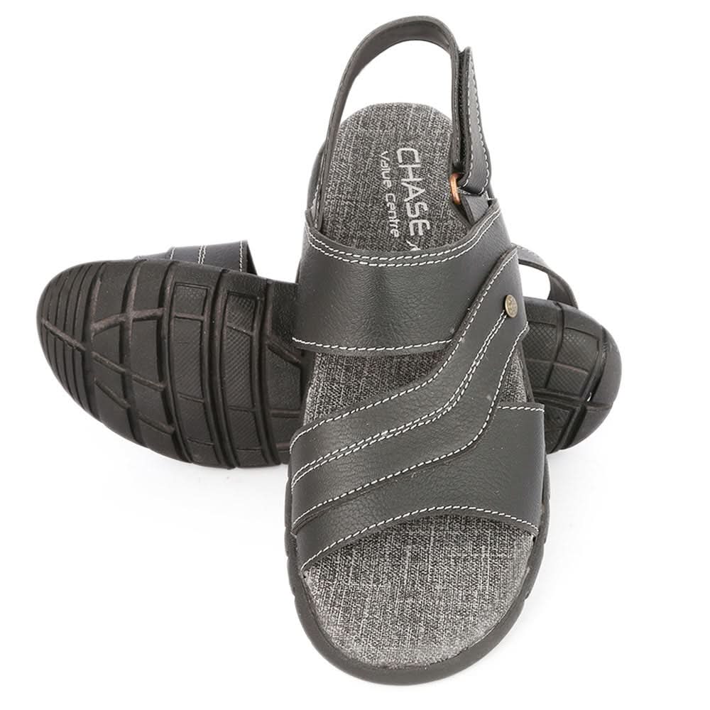 Men's Sandal (3307) - Black, Men, Sandals, Chase Value, Chase Value