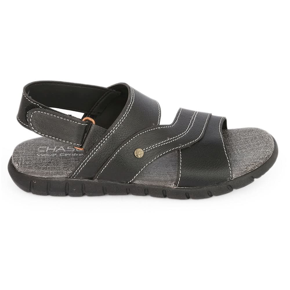 Men's Sandal (3307) - Black, Men, Sandals, Chase Value, Chase Value
