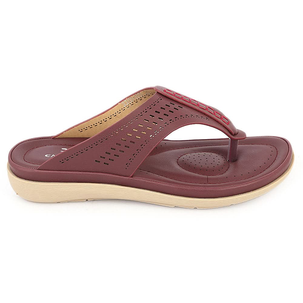 Women's Slipper (3319-155) - Maroon, Women, Slippers, Chase Value, Chase Value