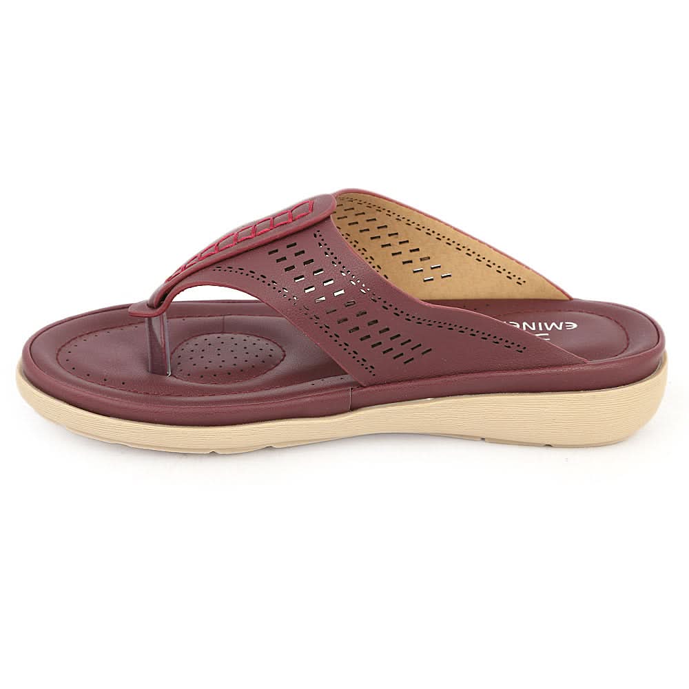 Women's Slipper (3319-155) - Maroon, Women, Slippers, Chase Value, Chase Value
