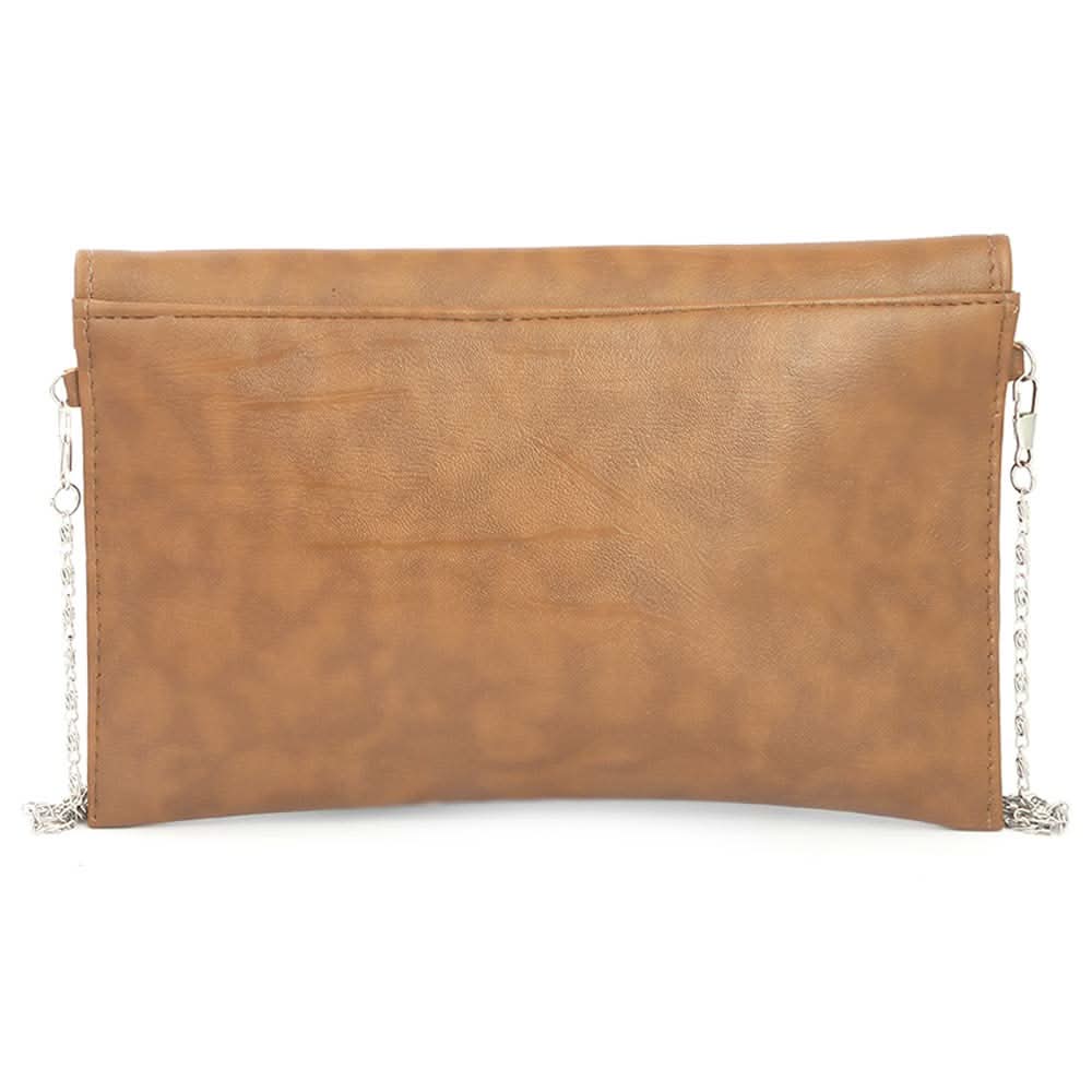 Women's Clutch (Kam-335) - Brown, Women, Clutches, Chase Value, Chase Value