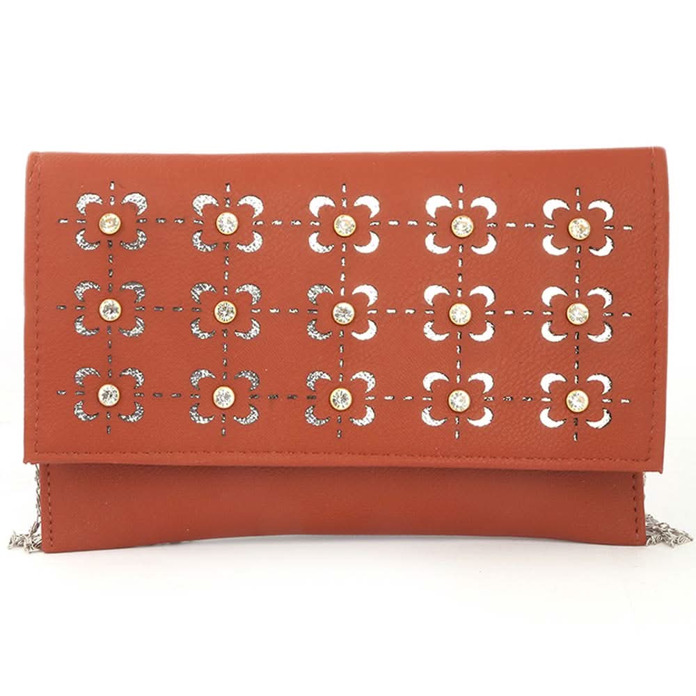 Women's Clutch (Kam-335) - Rust, Women, Clutches, Chase Value, Chase Value