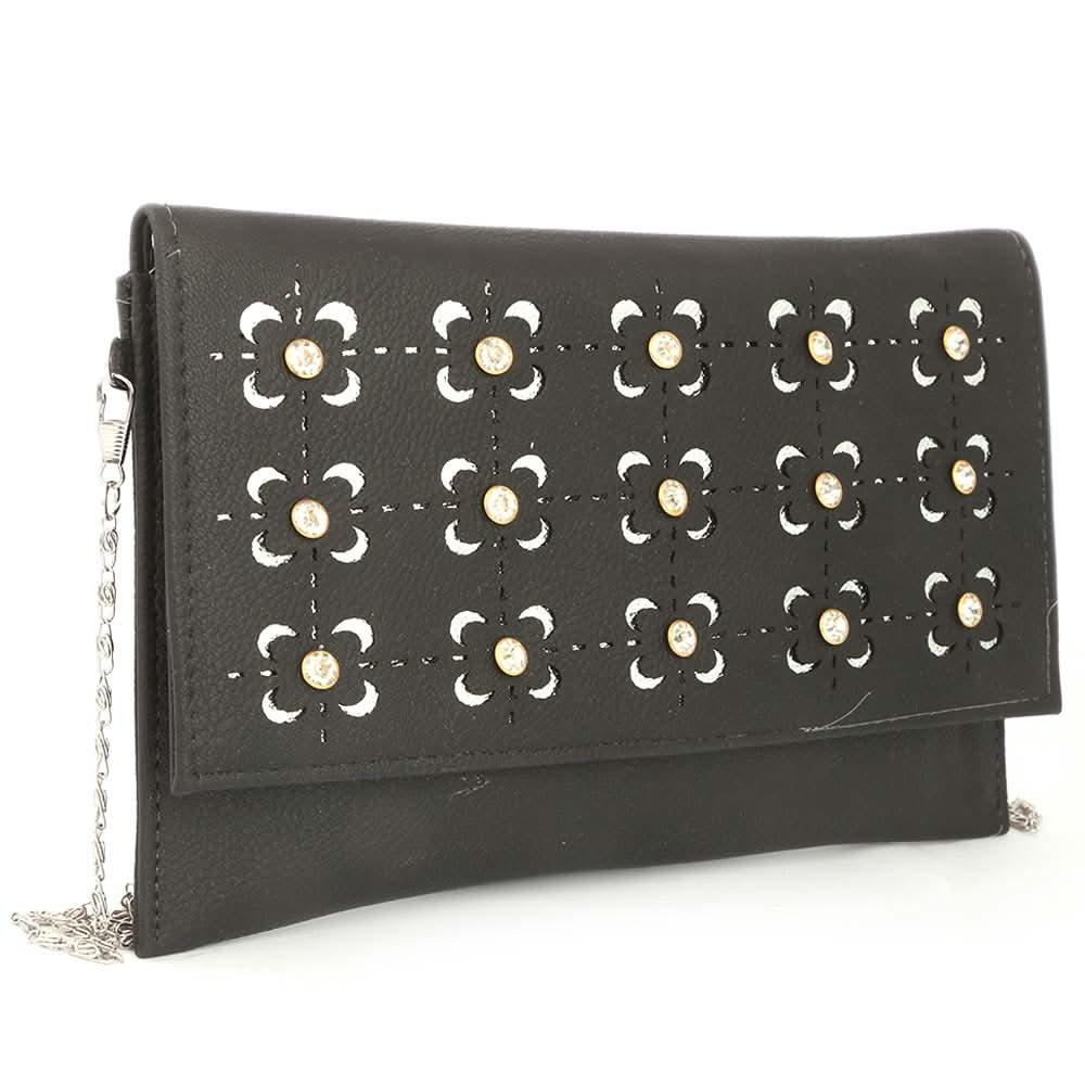 Women's Clutch (Kam-335) - Black, Women, Clutches, Chase Value, Chase Value
