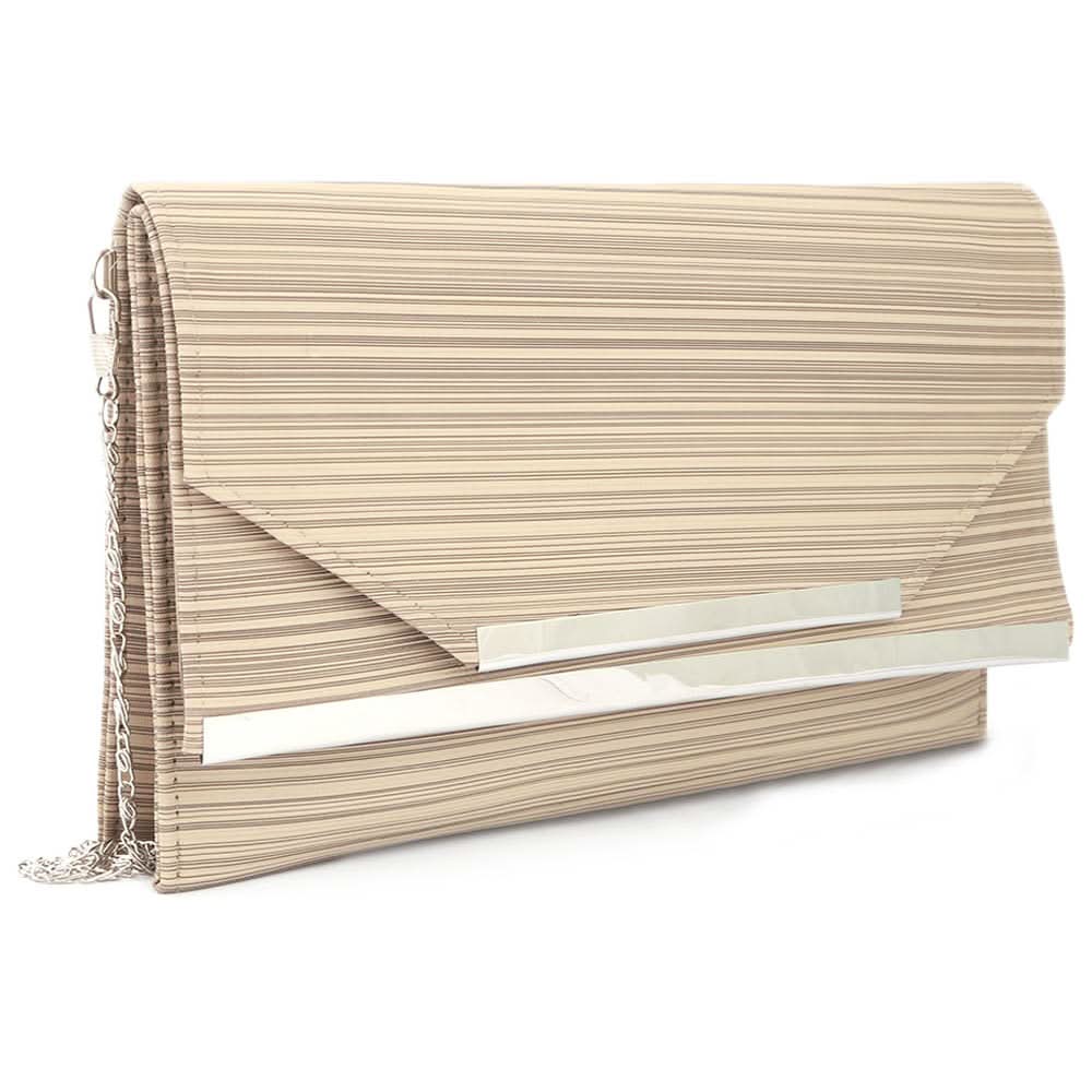 Women's Clutch (Kam-338) - Beige, Women, Clutches, Chase Value, Chase Value