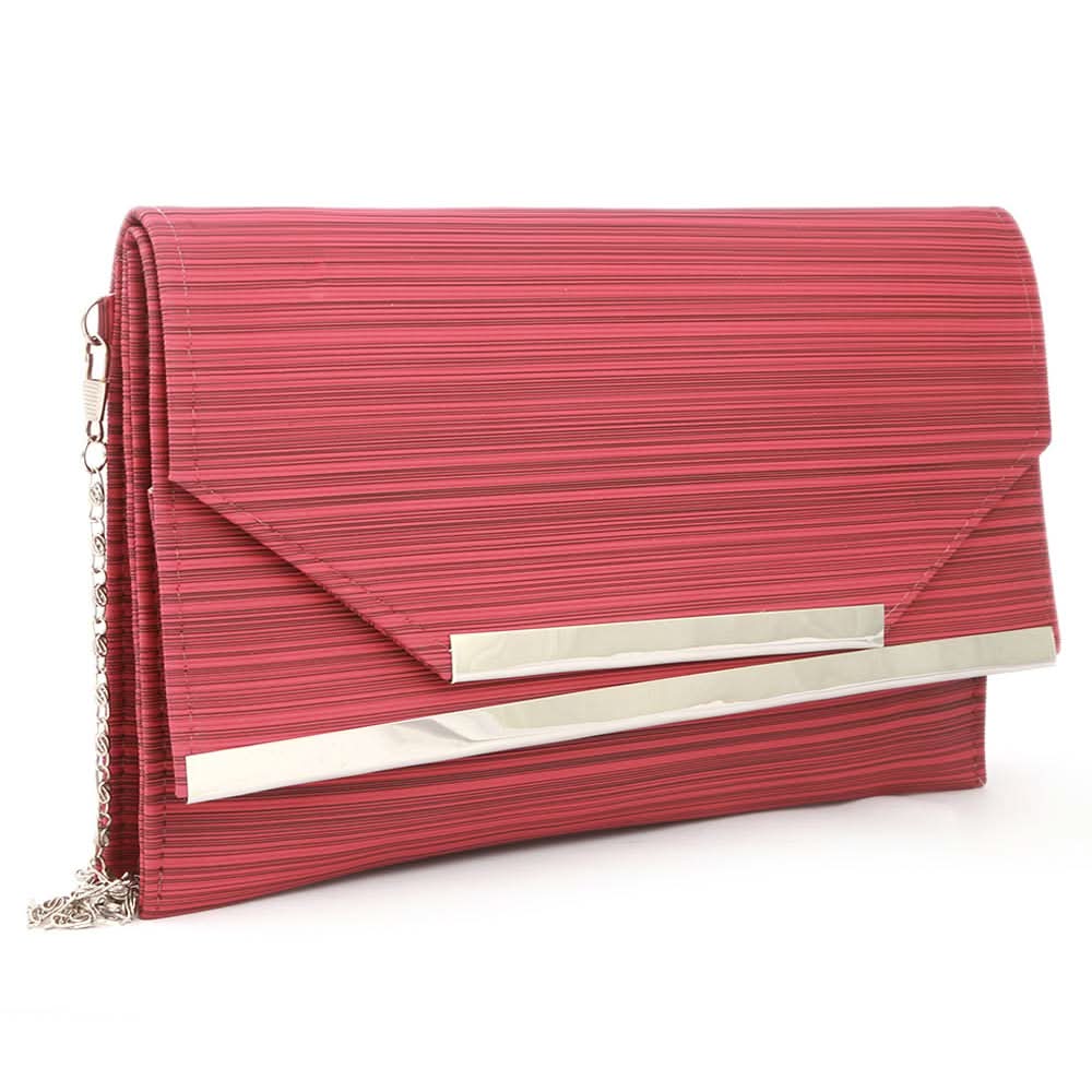 Women's Clutch (Kam-338) - Dark Pink, Women, Clutches, Chase Value, Chase Value