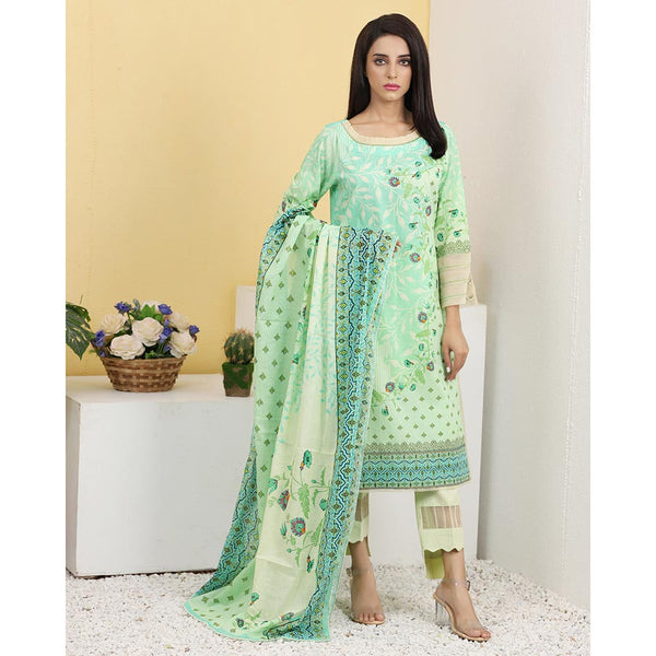 Eminent Digital Lawn 3 Pcs Un-Stitched Suit - 7, Women, 3Pcs Shalwar Suit, Eminent, Chase Value