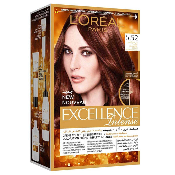 L'Oreal Paris Excellence Intense 5.52 Light Mahogany Brown – Chase Value