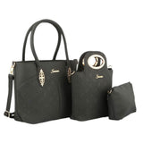 Women's Handbag 3 Pcs (374) - Black, Women, Bags, Chase Value, Chase Value