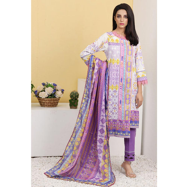 Eminent Digital Lawn 3 Pcs Un-Stitched Suit - 3, Women, 3Pcs Shalwar Suit, Eminent, Chase Value