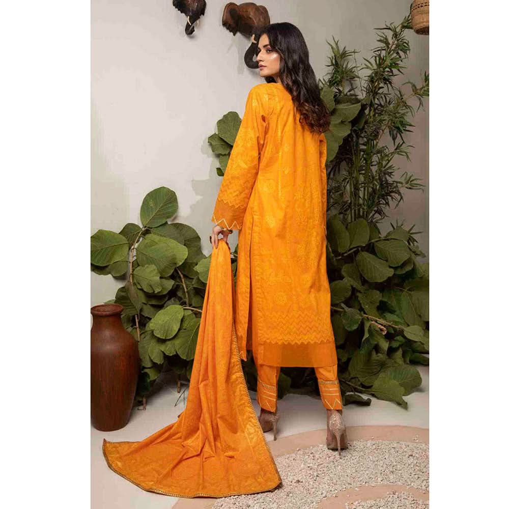 AL Zohaib Monsoon Cotton Gold Print unstitched 3pc Suit, Women, 3Pcs Shalwar Suit, Al-Zohaib Textiles, Chase Value