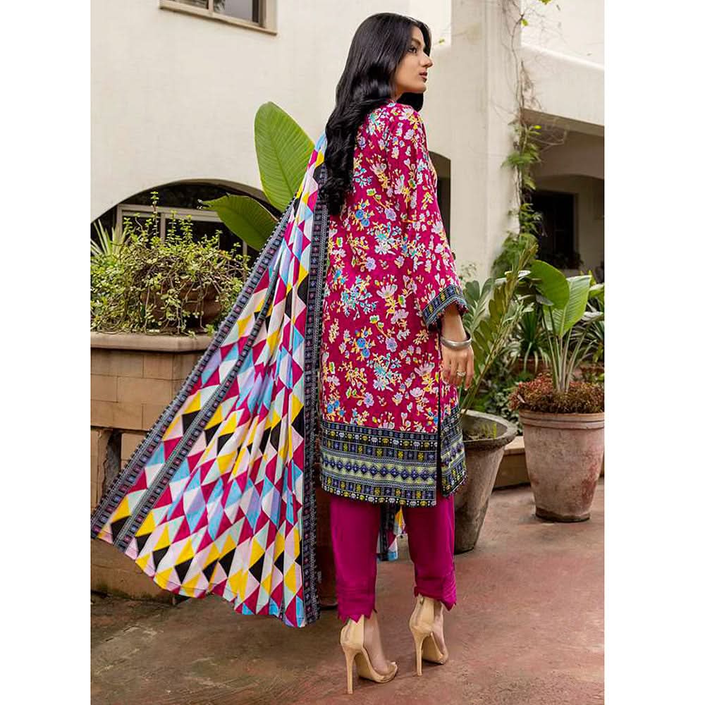 Anum Printed Lawn Unstitiched 3Pcs Suit V1 - A-3, Women, 3Pcs Shalwar Suit, Al-Zohaib Textiles, Chase Value
