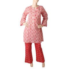 Mahnoor Printed Cotton 2 Pcs Un-Stitched Suit - 3 A, Women, 2Pcs Shalwar Suit, United Textiles, Chase Value