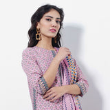 Lakhany Safina Febron Printed Lawn 3 Pcs Un-Stitched Suit - 3A, Women, 3Pcs Shalwar Suit, LSM Textiles, Chase Value