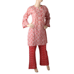 Mahnoor Printed Cotton 2 Pcs Un-Stitched Suit - 3 A, Women, 2Pcs Shalwar Suit, United Textiles, Chase Value