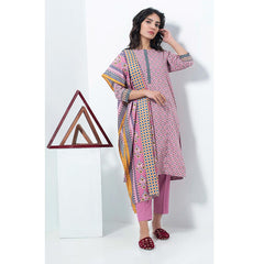 Lakhany Safina Febron Printed Lawn 3 Pcs Un-Stitched Suit - 3A, Women, 3Pcs Shalwar Suit, LSM Textiles, Chase Value