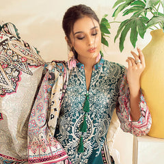 Monsoon Printed Lawn 3 Pcs Un-Stitched Suit Vol 3 - 3-B, Women, 3Pcs Shalwar Suit, Al-Zohaib Textiles, Chase Value