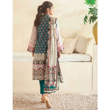 Monsoon Printed Lawn 3 Pcs Un-Stitched Suit Vol 3 - 3-B, Women, 3Pcs Shalwar Suit, Al-Zohaib Textiles, Chase Value