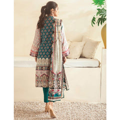Monsoon Printed Lawn 3 Pcs Un-Stitched Suit Vol 3 - 3-B, Women, 3Pcs Shalwar Suit, Al-Zohaib Textiles, Chase Value