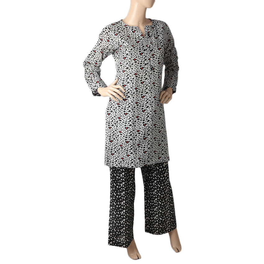 Mahnoor Printed Cotton 2 Pcs Un-Stitched Suit - 3 B, Women, 2Pcs Shalwar Suit, United Textiles, Chase Value