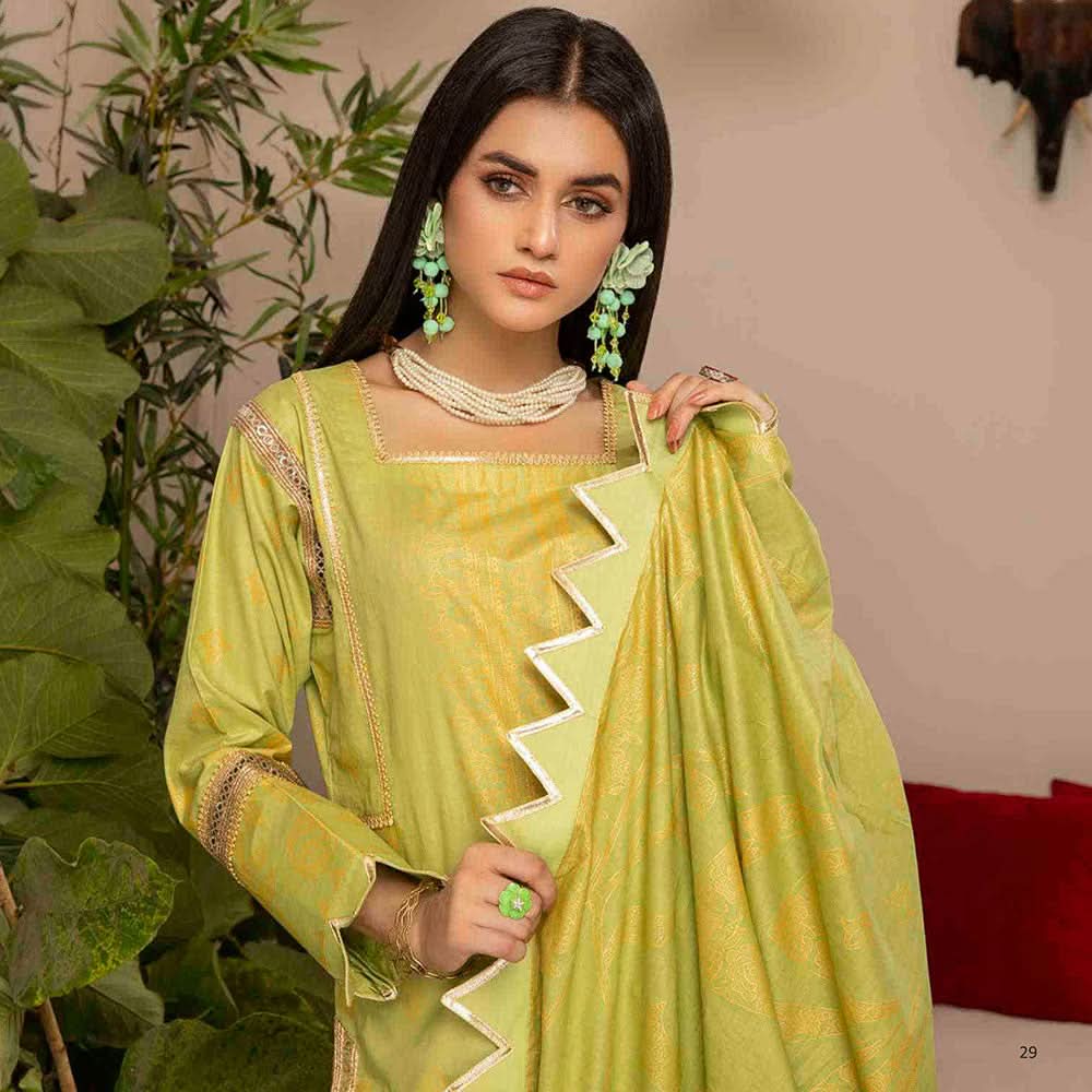 AL Zohaib Monsoon Cotton Gold Print unstitched 3pc Suit, Women, 3Pcs Shalwar Suit, Al-Zohaib Textiles, Chase Value
