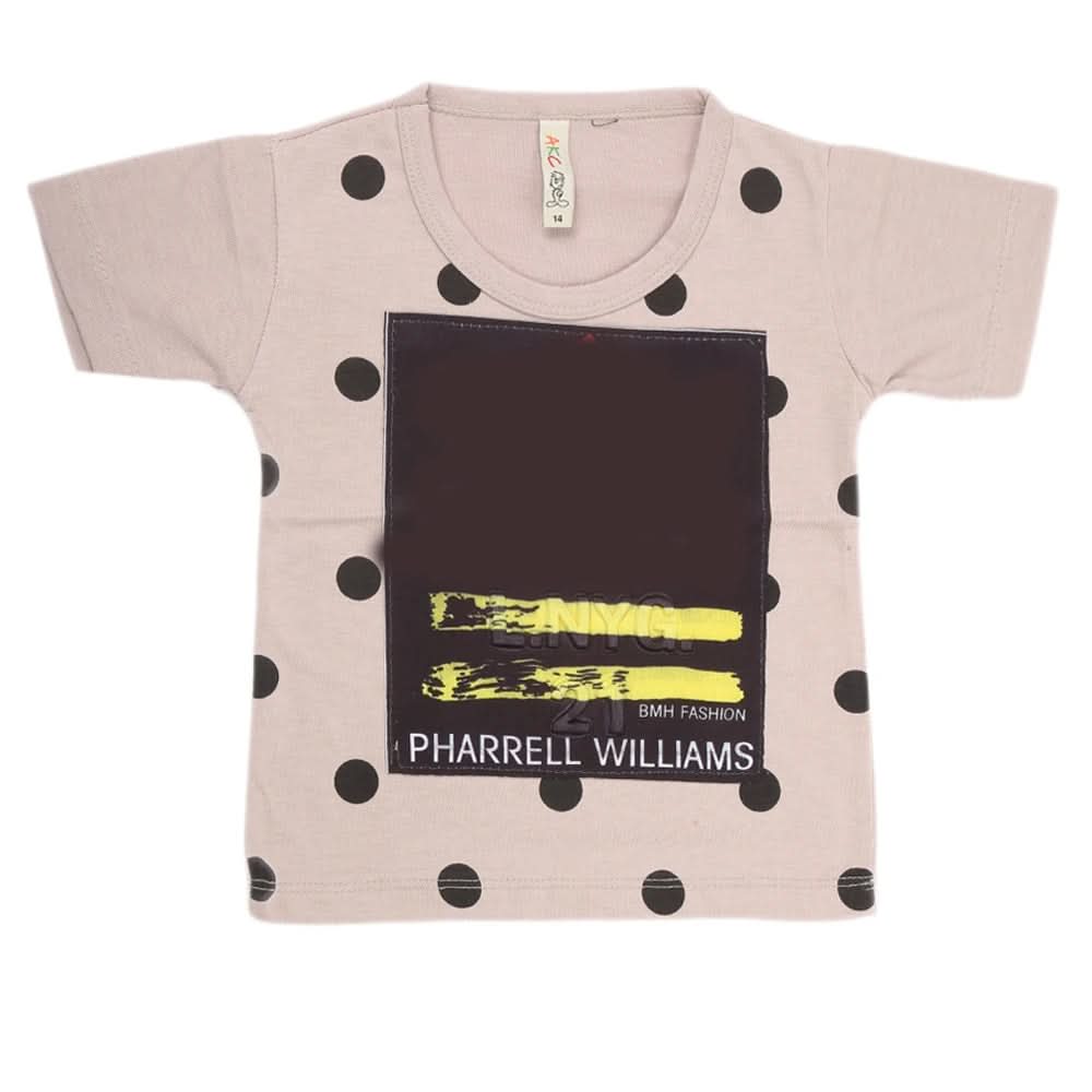 Boys Half Sleeves T-Shirt - Light Grey, Kids, Boys T-Shirts, Chase Value, Chase Value