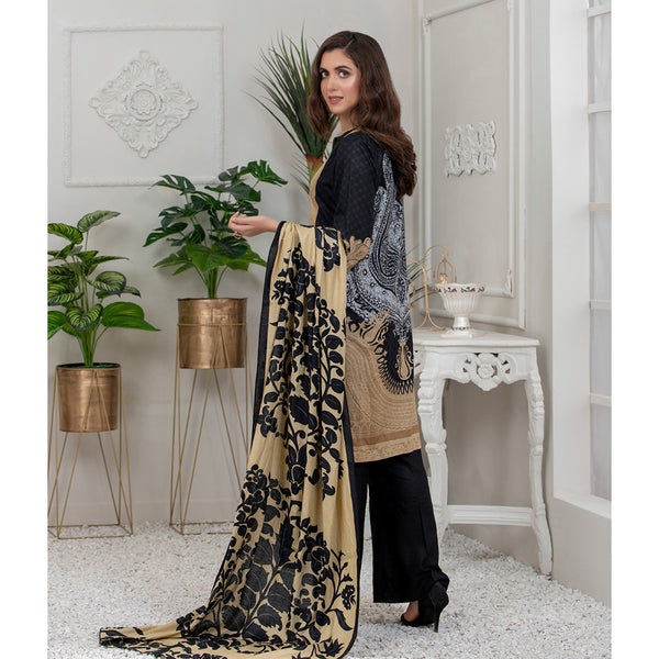 Sahil Printed Lawn V 2 3 Pcs Un-Stitched Suit - 3-A, Women, 3Pcs Shalwar Suit, ZS Textiles, Chase Value