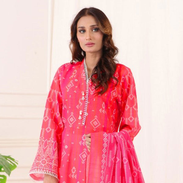 Eminent Digital Khaddar Un-Stitched Printed 3 Pcs Suits V1 - 3, Women, 3Pcs Shalwar Suit, Eminent, Chase Value