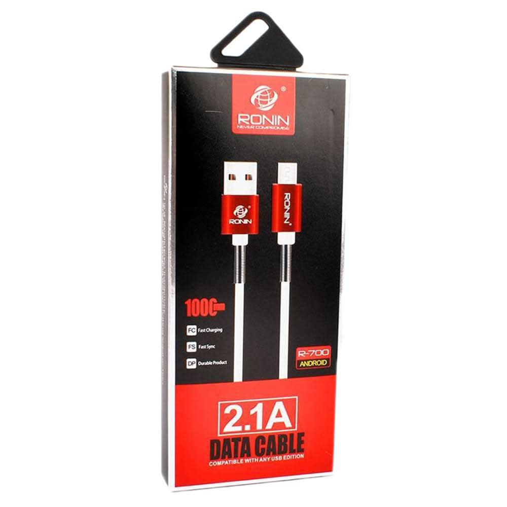 Ronin Android Cable 2.1A (R-700) - Red, Home & Lifestyle, Usb Cables, Chase Value, Chase Value