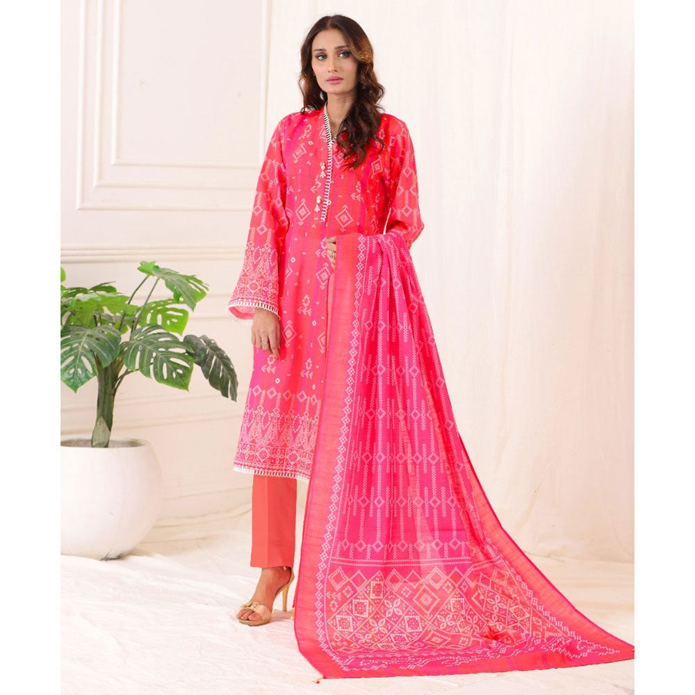 Eminent Digital Khaddar Un-Stitched Printed 3 Pcs Suits V1 - 3, Women, 3Pcs Shalwar Suit, Eminent, Chase Value