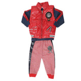 Boys 3 Piece Full Sleeves Suit - Red, Kids, Boys Sets And Suits, Chase Value, Chase Value