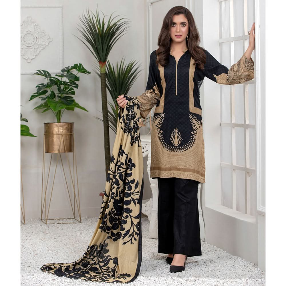 Sahil Printed Lawn V 2 3 Pcs Un-Stitched Suit - 3-A, Women, 3Pcs Shalwar Suit, ZS Textiles, Chase Value