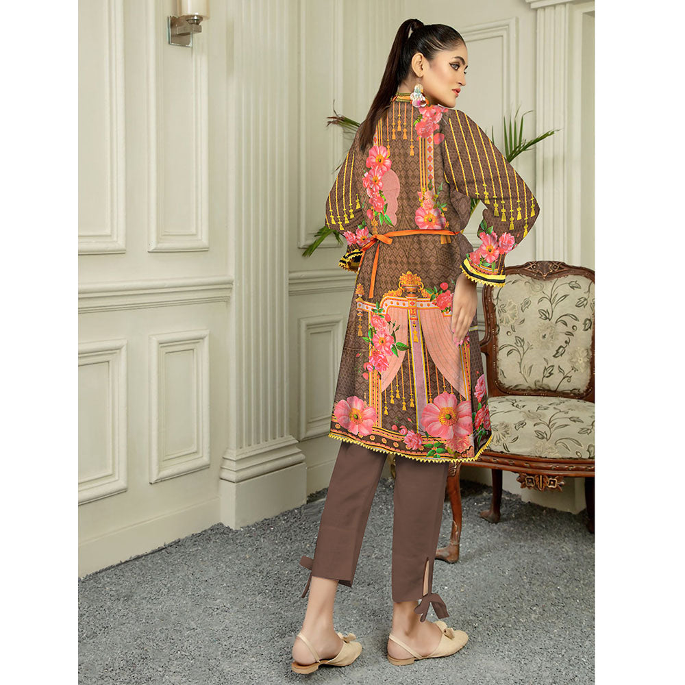 Anchal Digital Printed Masoori Un-Stitched Kurti - 03, Women, Unstitched Kurti, Ulfat Textile, Chase Value