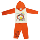 Boys Full Sleeves Polar Suit 8847 - Orange, Kids, Boys Sets And Suits, Chase Value, Chase Value