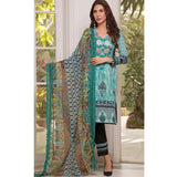 Zobia Noor Embroidered Lawn 3 Piece Un-Stitched Suit - A3, Women, 3Pcs Shalwar Suit, Salam's Textiles, Chase Value