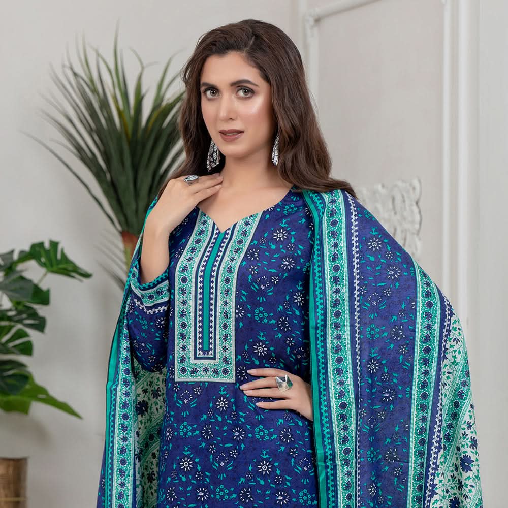 Sahil Printed Lawn 3 Pcs Un-Stitched Suit Vol 4 - 6, Women, 3Pcs Shalwar Suit, ZS Textiles, Chase Value